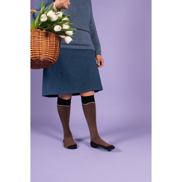 Gaveeske 4 Par Stttestrmper Bambus, Wave