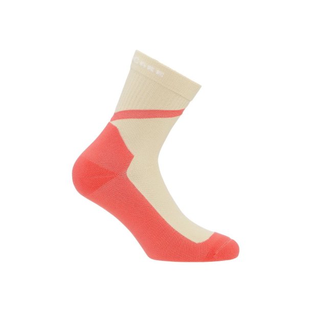 Kurze Kompressionsstrmpfe, Beige/Coral