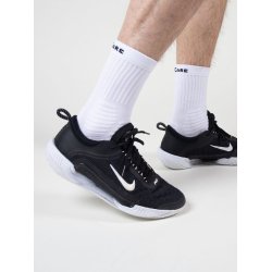 Crew Sports Tennis Compression Socks, White