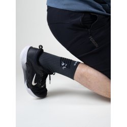 Crew Sports Tennis Compression Socks, Dark Grey