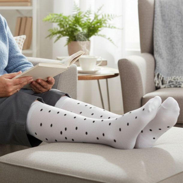 St�ttestr�mper Bambus, Gr� med Prikker