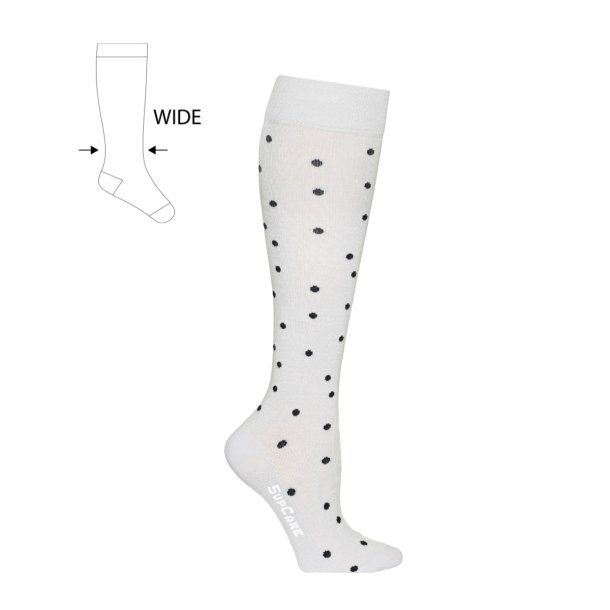 St�ttestr�mper Bambus, Gr� med Prikker, BRED MODELL