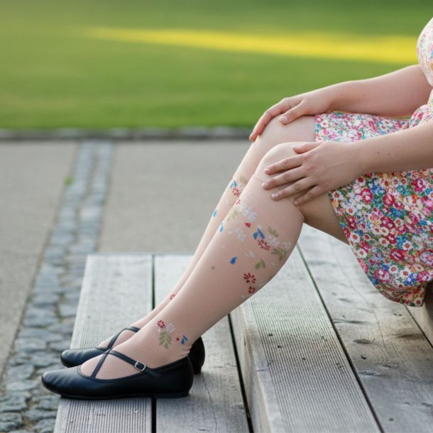 St�ttestr�mper i �kologisk Bomull, Flower Shower, Orchidea