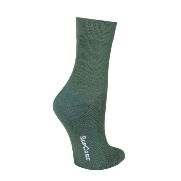 Korte St�ttestr�mper Bambus, Gr�nn