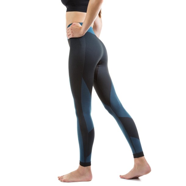 BV SPORT, Anti-cellulite compression legging KEEPFIT woman black-grey