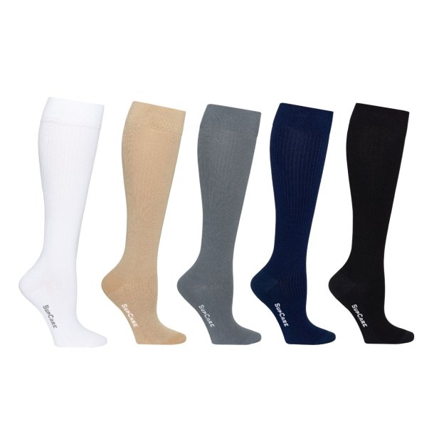 Gaveeske 5 Par St�ttestr�mper Bambus, Rib Weave, BASIC