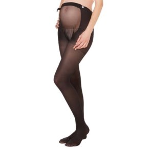 Maternity Compression Tights, 140 Denier, Black