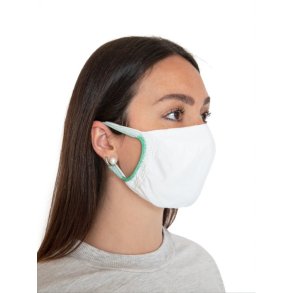 2 Face Mask / Mouth Protection in Textile without Seams