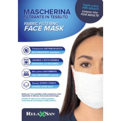 2 Masque facial / protection de la bouche en textile sans coutures.