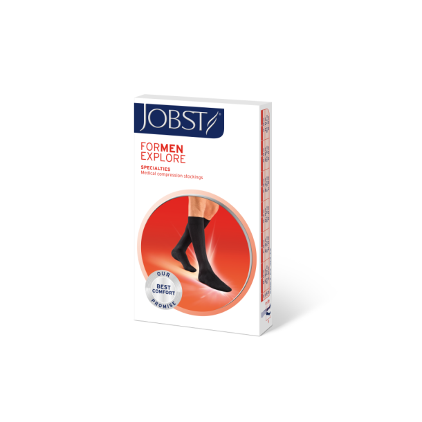 JOBST ForMen Explore RAL Class 2, Compression Stockings, Black