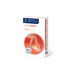 JOBST UltraSheer US klasse 2, Stay-Up Kompresjonsstrmper m/Blondebnd, Natural