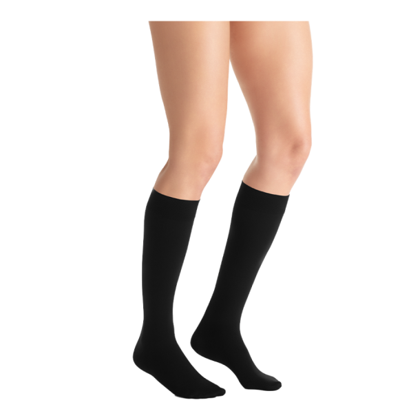 JOBST Opaque RAL Knestrmper, Klasse 1, Svart