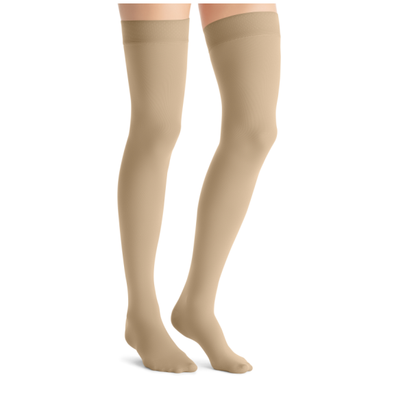 JOBST Opaque US AG kkl 2, z paskiem w kropki, zamkni&#281;te palce, natural