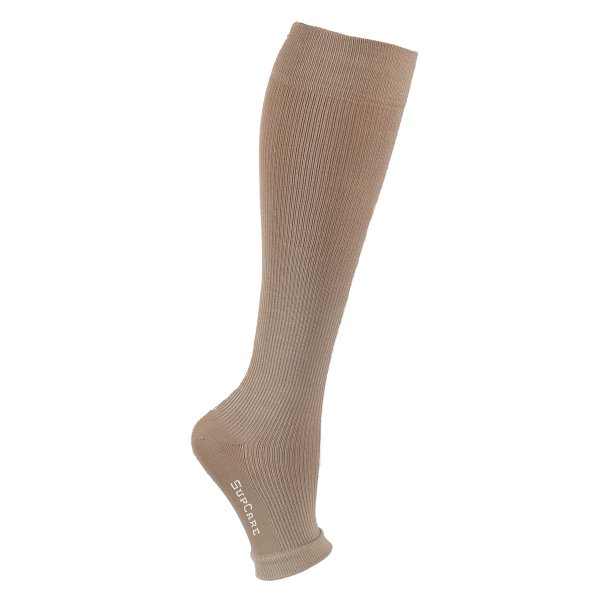 Stdstrumpor Bambu, ppen T, Beige