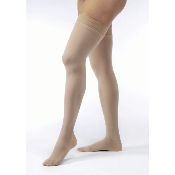 JOBST Opaque US klasse 2, Stay-Up m/stippenband, natural
