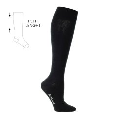 Chaussettes de Contention Coton, Noire, PETIT
