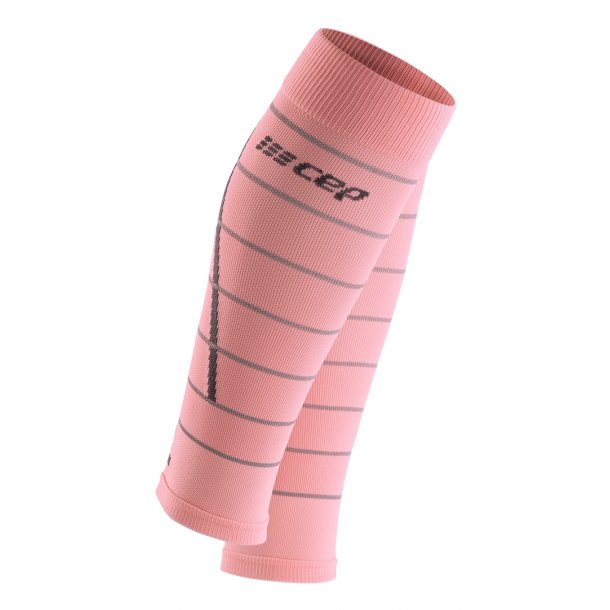CEP Manchons de compression, avec des réflexes, light rose (Femme)