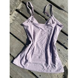 Topp, 2-pakke, svart og lilac