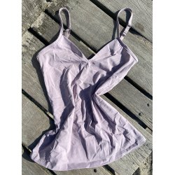 Topp, 2-pakke, svart og lilac