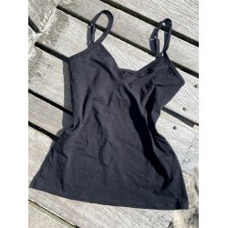 Topp, 2-pakke, svart og lilac