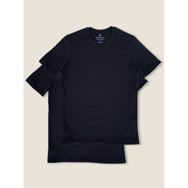 T-Shirt, 2 pack, zwart