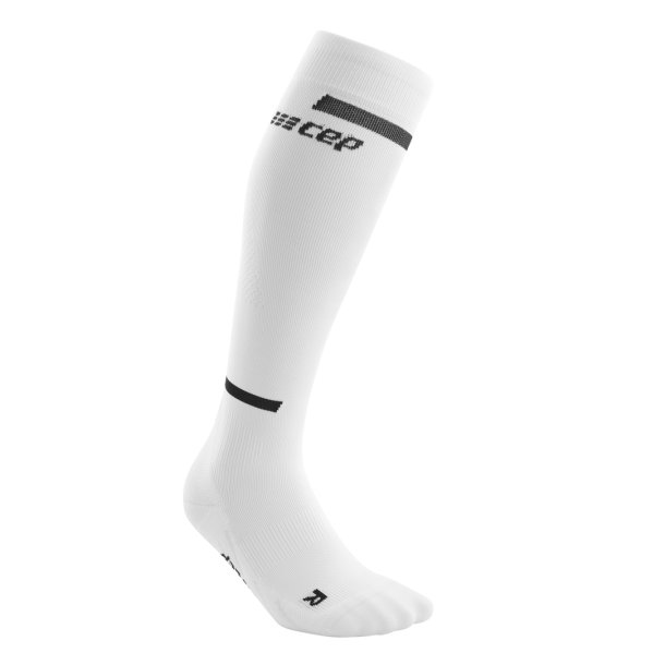 CEP The Run 4.0 Compression Tall Socks, White, Men
