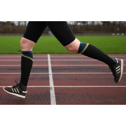 Kompresjonsstrmper for Sport, Klasse 2, DriRelease, Svart