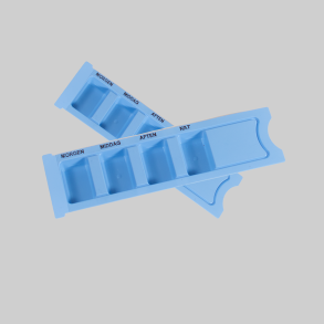 Bl� medicindoserings�sker- morgen