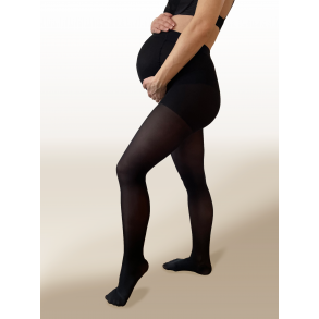 Maternity compression tights with microfiber, 140 denier, soleil – SupCare