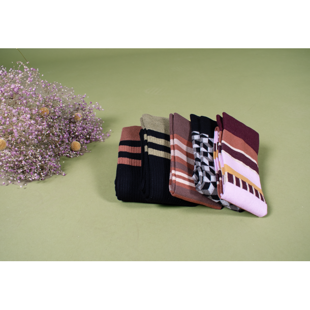 Compression Stockings, 5 Pairs Mixed Styles