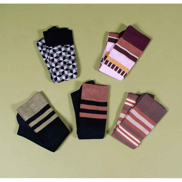 Compression Stockings, 5 Pairs Mixed Styles