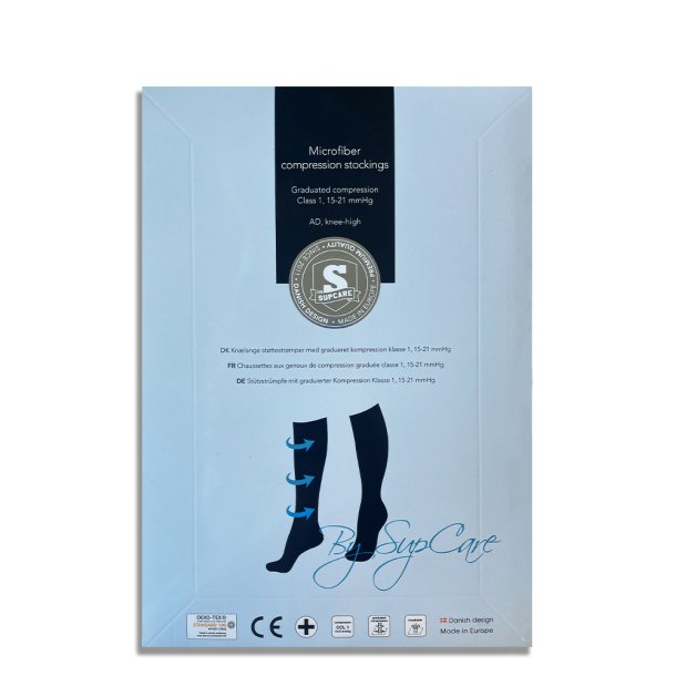 Flystttestrmper i microfiber, svart