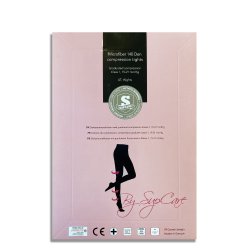 Compression Tights Microfiber 140 Denier, Bordeaux