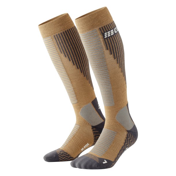 CEP Ski Toring Kompressionsstrumpor, Caramel, Kvinna
