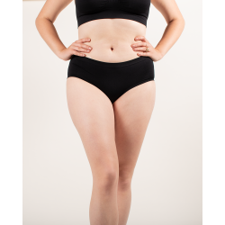 Hipster-Slip, Bambus, Schwarz