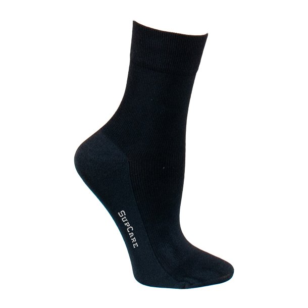 Chaussettes Courtes de Contention Bambou, Noir