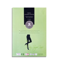 Medical Stay-Up Compression Stockings Class 2, 140 Denier, Black
